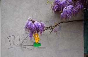 grappig street art sideshow bob