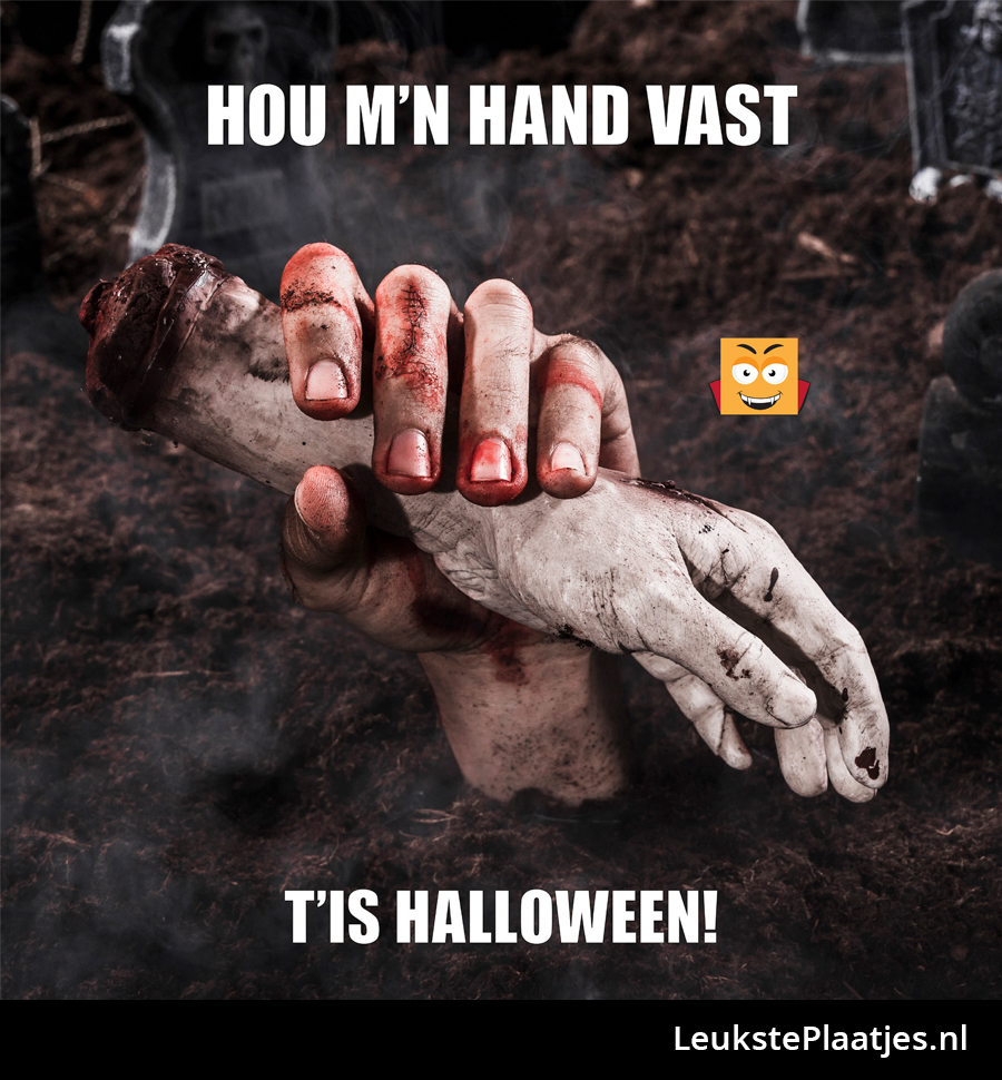 Het is Halloween, hou mijn hand vast